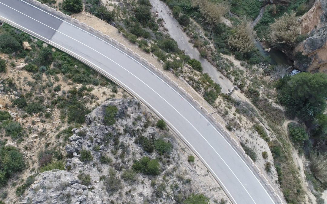 Estabilización de las laderas anexas a la carretera CV-580