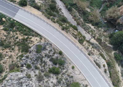 Estabilización de las laderas anexas a la carretera CV-580