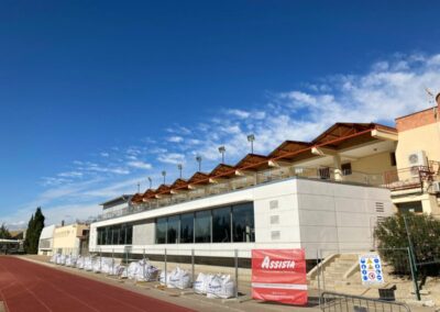 Ampliación y construcción de gimnasio en Zaragoza