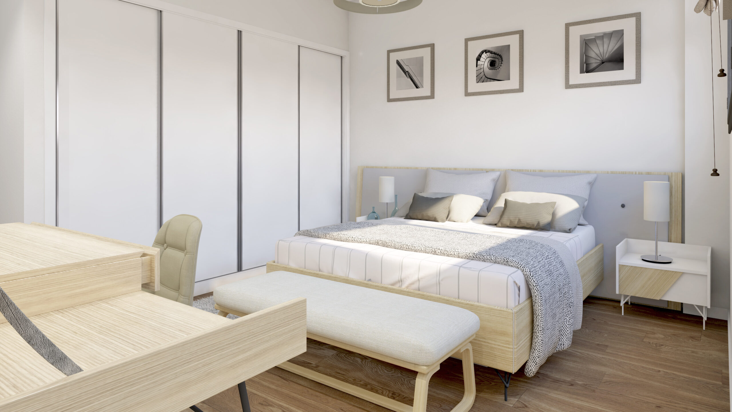 dormitorio-principal Construcción viviendas Madrid