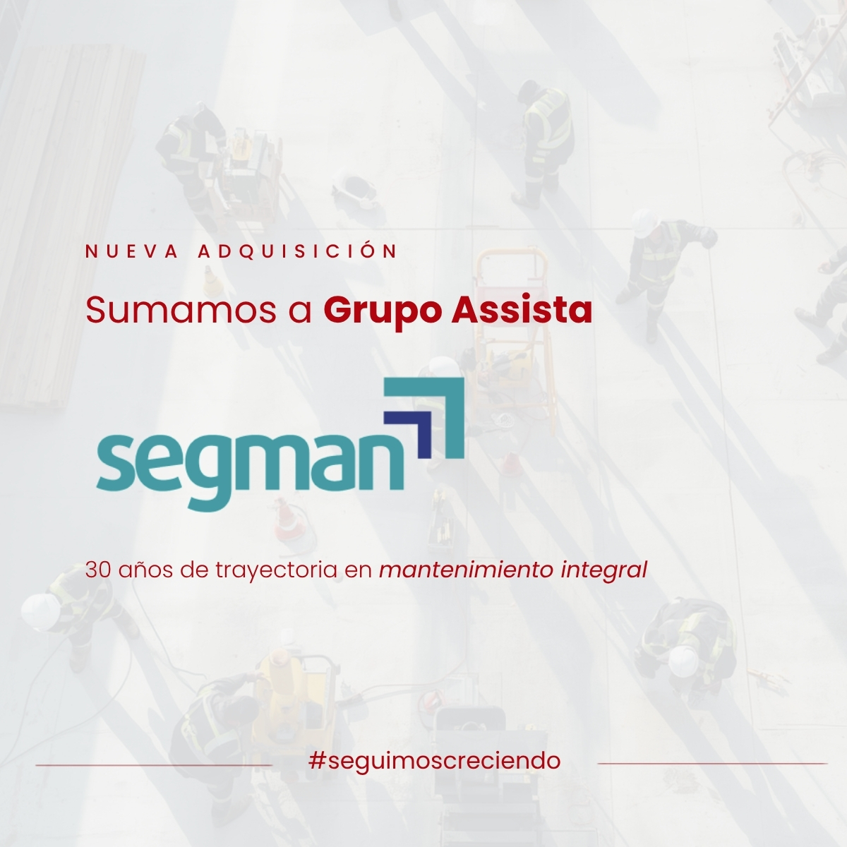Post de Instagram #seguimoscreciendo NUEVA ADQUISICIÓN (Post para LinkedIn) Post de Instagram #seguimoscreciendo NUEVA ADQUISICIÓN (Post para LinkedIn)
