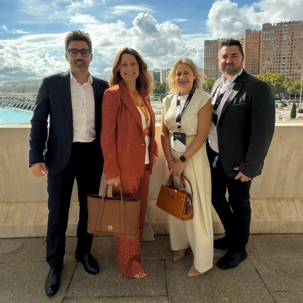 Equipo de Grupo Assista en el Valencia Real Estate Summit 2026, en el Palau de les Arts de Valencia